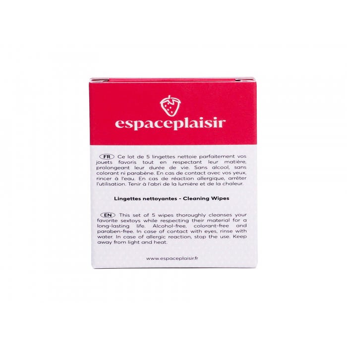 Lingette Nettoyante pour Sextoys x5