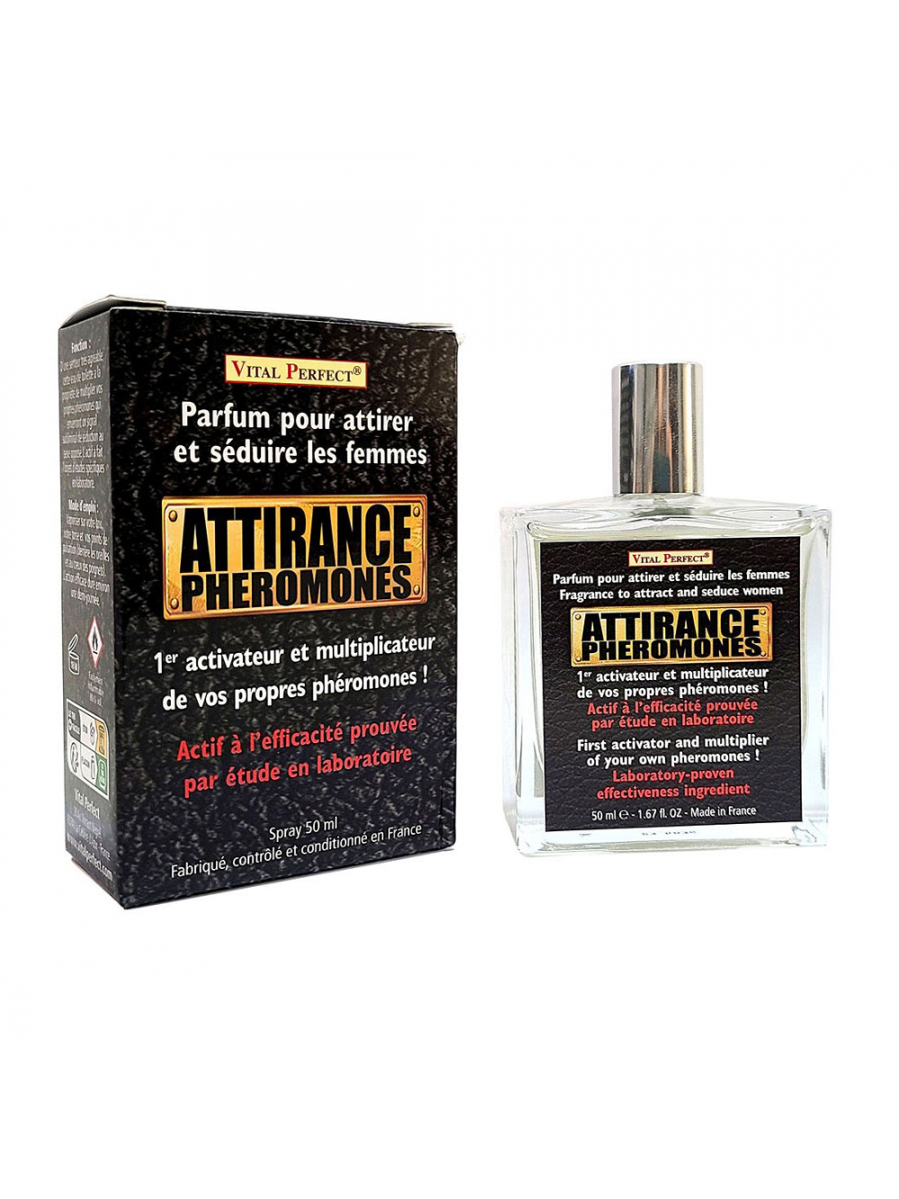 Parfum Attirance Phéromones pour homme main product photo