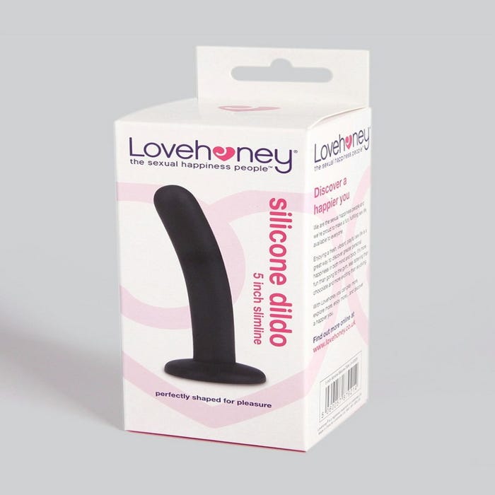 Dildo ventouse silicone Slimline 12,7 cm