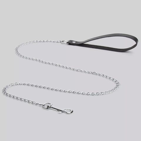 Laisse métal et cuir Bondage Boutique