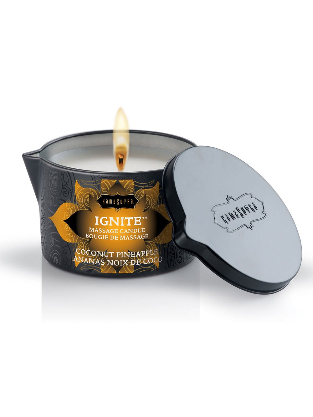 Bougie de Massage Ananas Noix de Coco Ignite