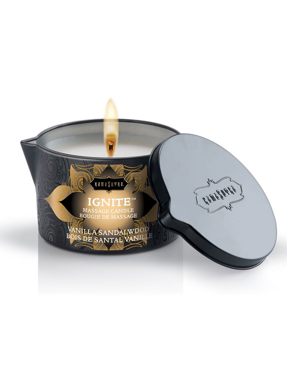 Bougie de massage Ignite bois de santal vanille 170 g main product photo