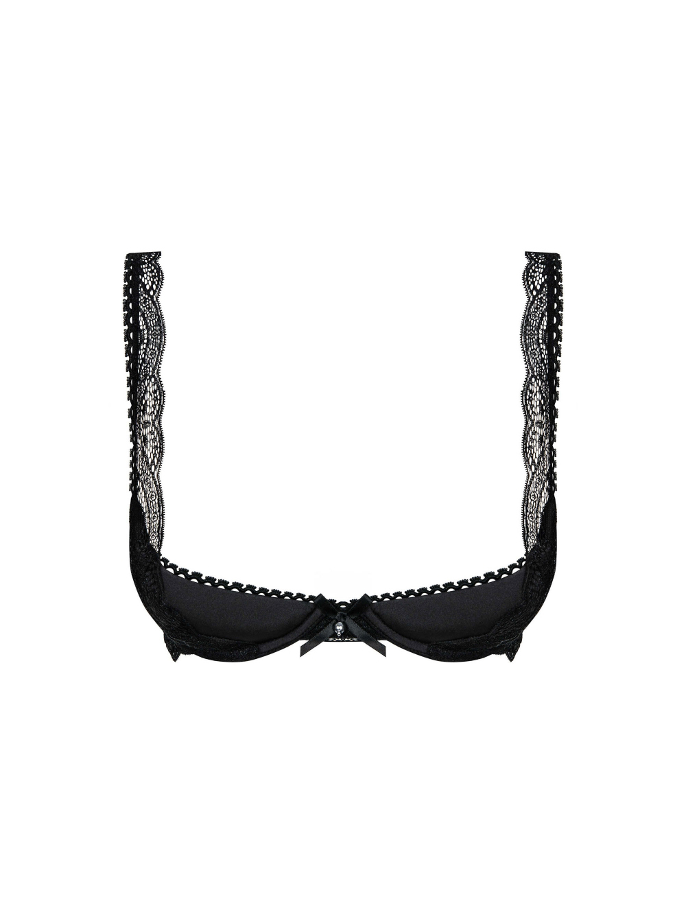 Soutien-gorge ouvert Miamor noir main product photo