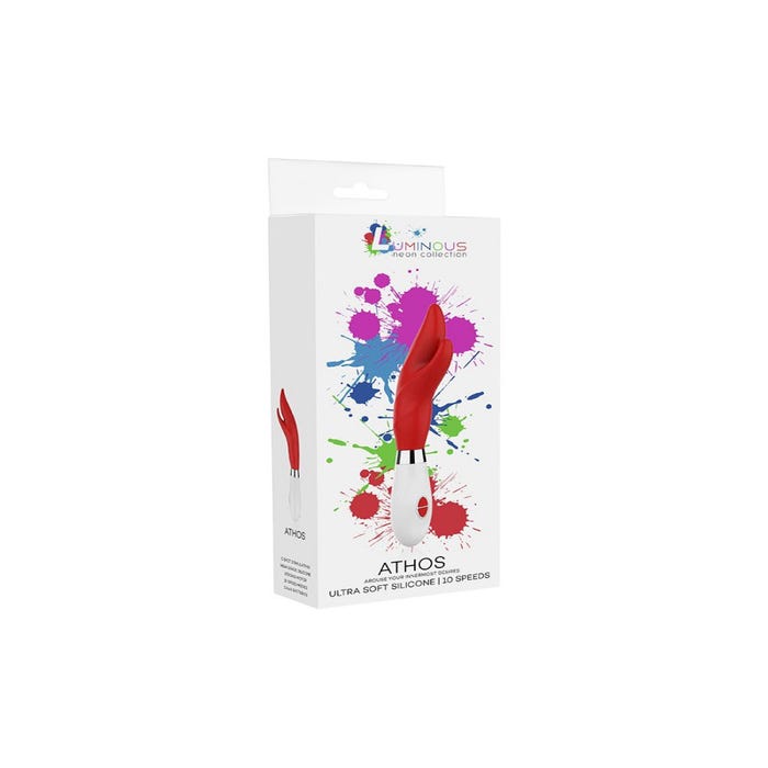 Vibromasseur Rabbit Athos Rouge