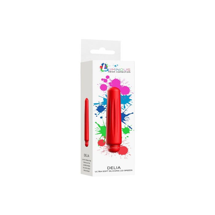 Vibromasseur Delia Rouge