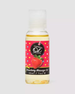 Huile de massage embrassable &agrave; la fraise Oh! 30 ml
