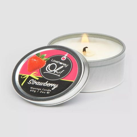 Bougie de massage Oh! fraise