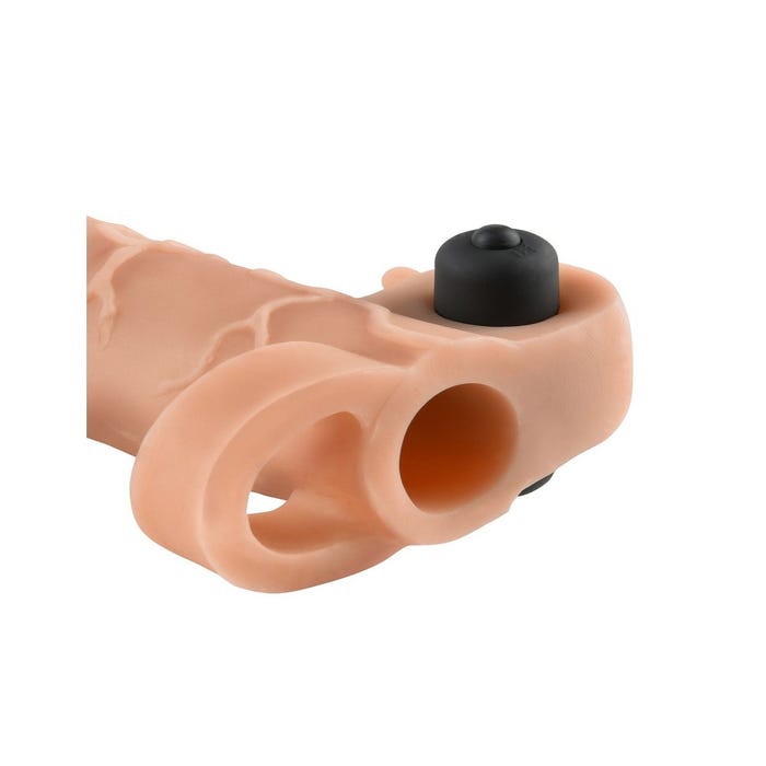 Gaine à Pénis Vibrante Vibrating Real Feel 2 Extension Fantasy X-Tensions