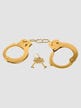 Menottes Dorées Metal Cuffs Fetish Fantasy Gold