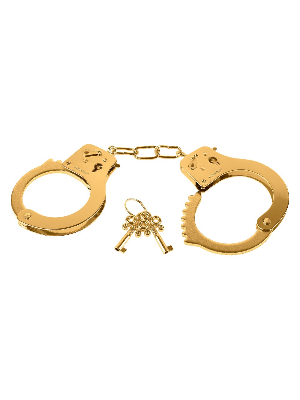 Menottes Dorées Metal Cuffs Fetish Fantasy Gold main product photo