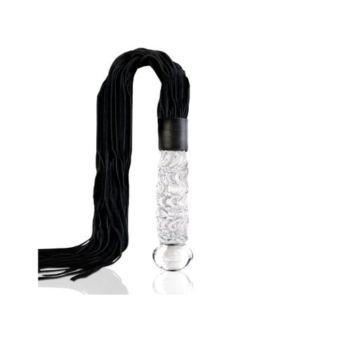 Martinet et Dildo en Verre Icicles N°38