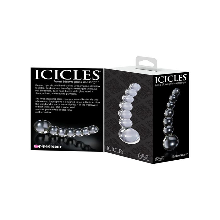 Dildo en verre Icicles No. 66