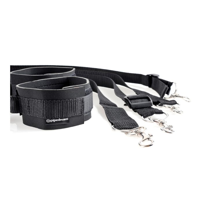 Kit d'Attaches de Lit Cuff & Tether Set Fetish Fantasy Series
