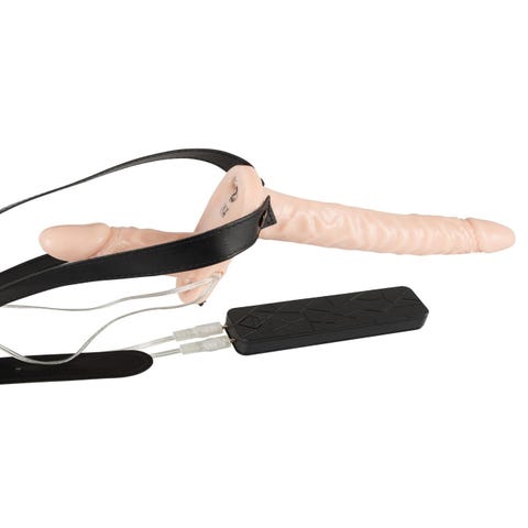 Gode Ceinture Vibrant Strap-On Duo