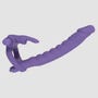 Anneau Vibrant & Gode Ceinture Double Pénétration Los Analos Double Delight