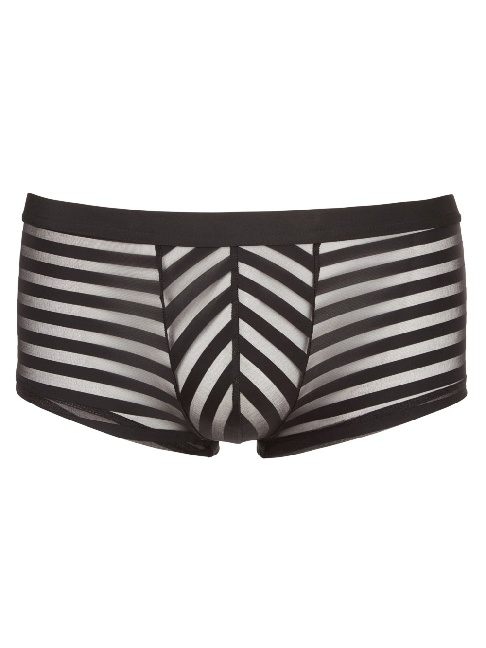 Boxer Rayé Transparent