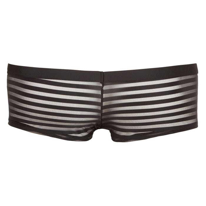 Boxer Rayé Transparent