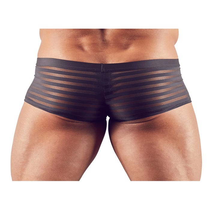 Boxer Rayé Transparent