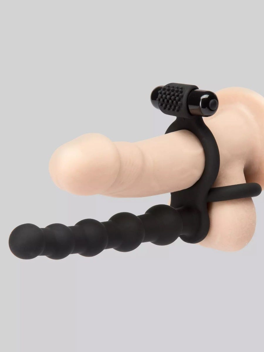 Anneau vibrant double pénétration Double Fun Beaded main product photo