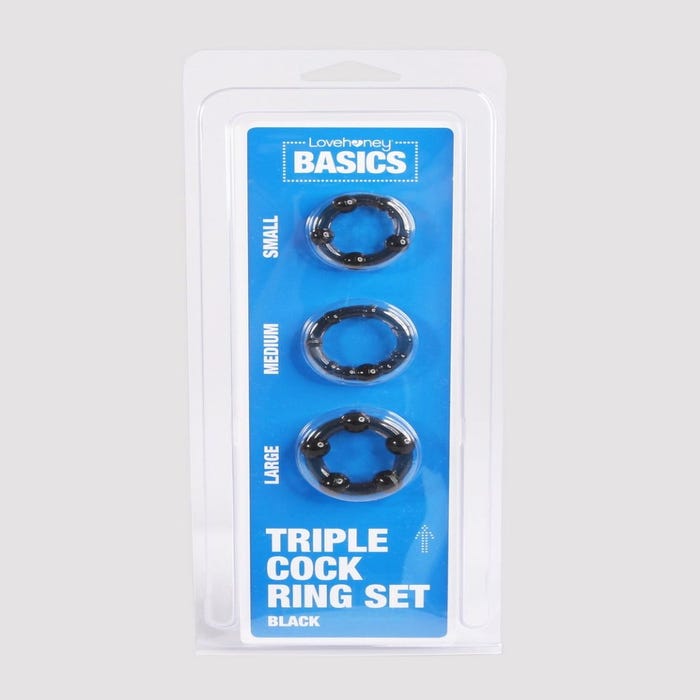 Kit cockring Triple BASICS 3 pièces