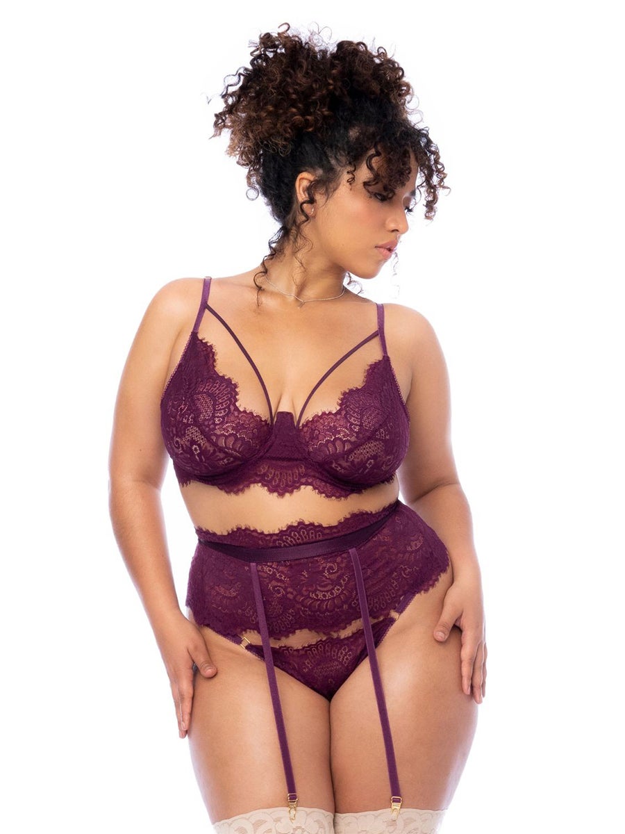 Ensemble 3 pièces Forever Love violet GT XL/2XL