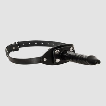 Bâillon gode cuir et latex Zado Fetish