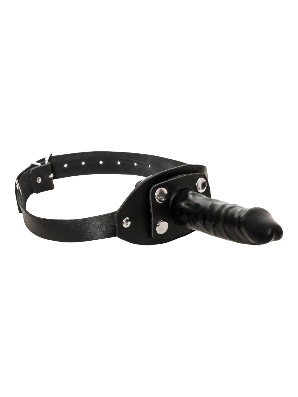 Bâillon gode cuir et latex Zado Fetish main product photo