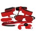 Kit Bondage Rouge & Noir 6 Pièces