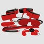 Kit Bondage Rouge & Noir 6 Pièces