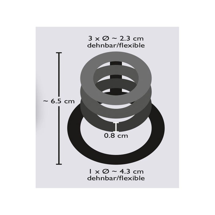 Cockring 4 Anneaux
