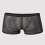 Boxer transparent rayures noir
