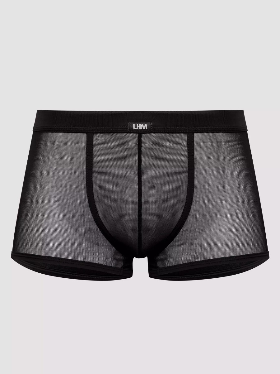 Boxer transparent noir