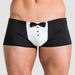 Boxer smoking Tuxedo
