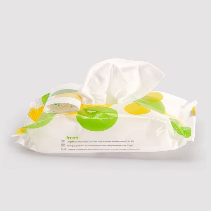 Lingettes nettoyantes pour sextoys Fresh pack de 25