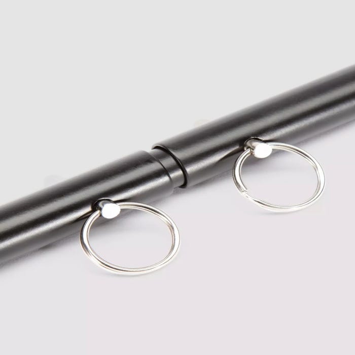 Barre d'écartement en métal noir Expandable