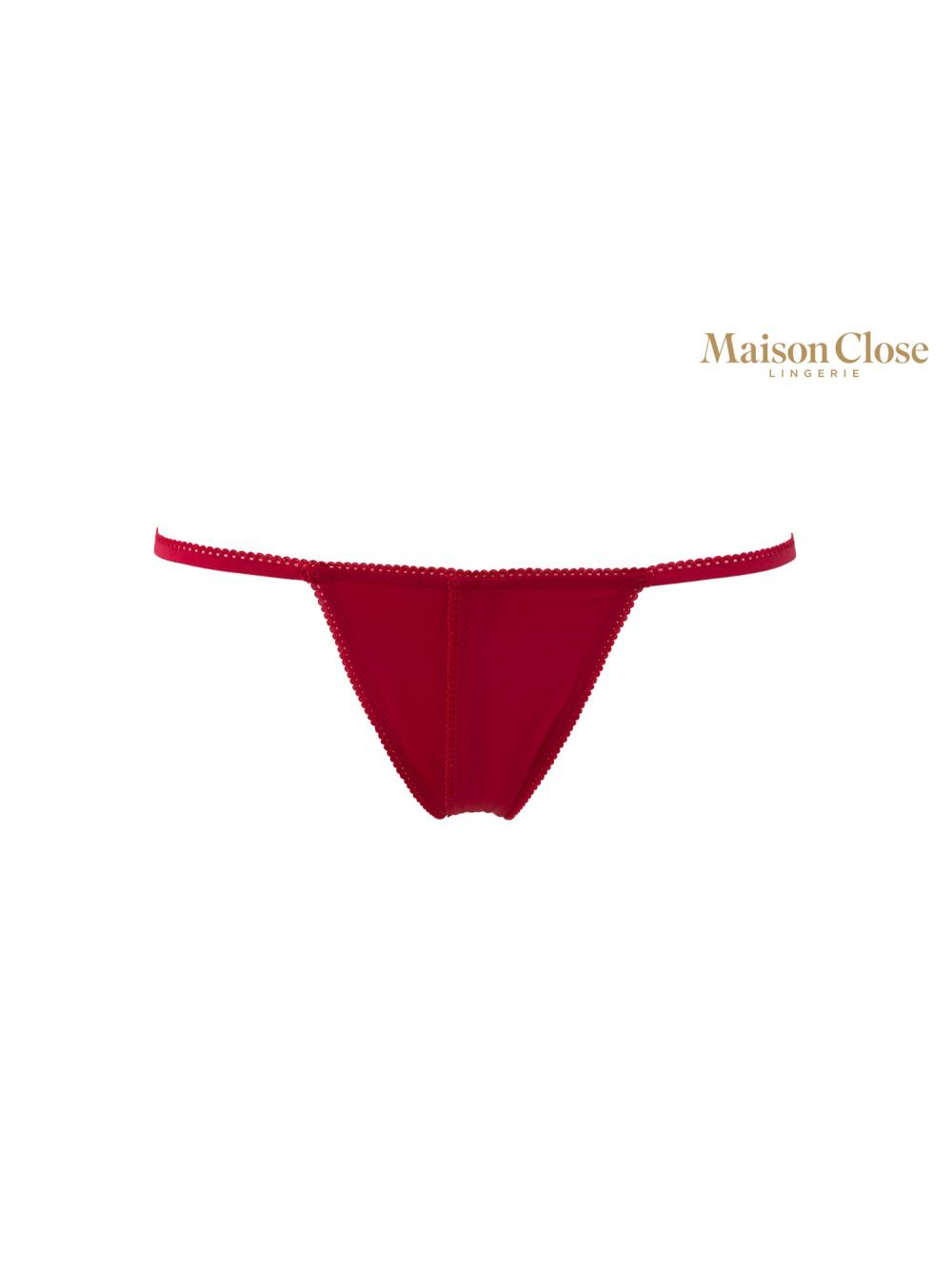 String Ouvert Rouge Le Petit Secret