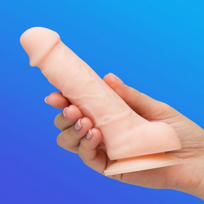 Gode ventouse silicone 15,2 cm Luxe Lifelike Lover