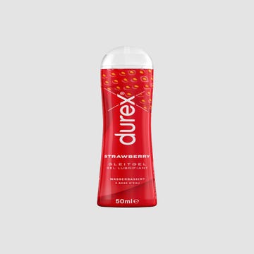 Gel lubrifiant aromatisé Durex Strawberry 50 ml