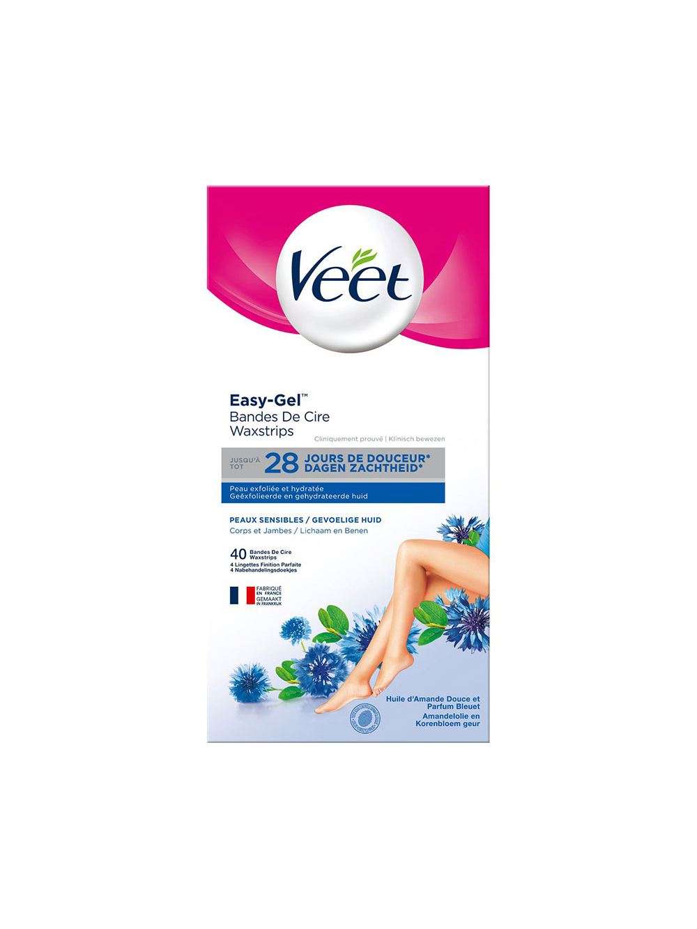 Bandes de Cire Froide Peaux Sensibles