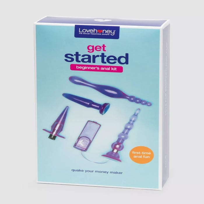 Kit anal débutant Get Started 4 pièces violet