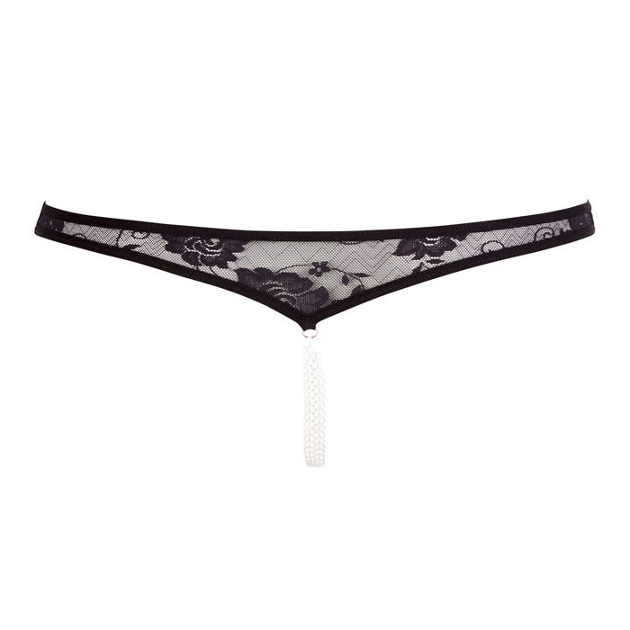 String Ouvert Dentelle & Perles