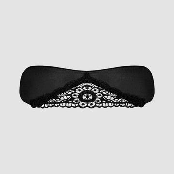 Masque Dentelle Satinia Noir