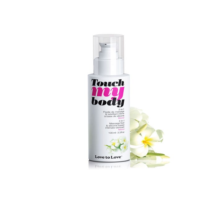 Fluide de Massage et Lubrifiant Touch My Body Monoï