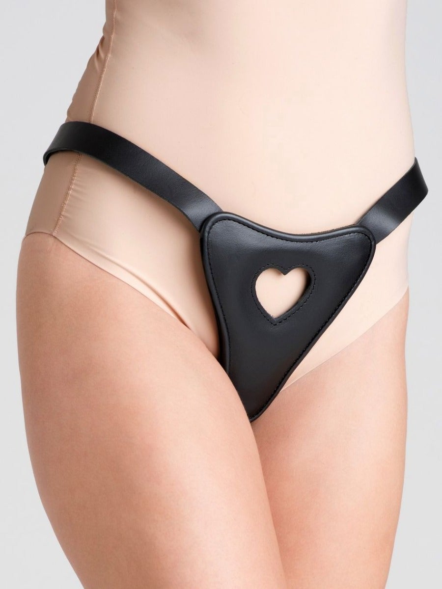 Ceinture de chasteté en cuir avec découpe coeur Deluxe