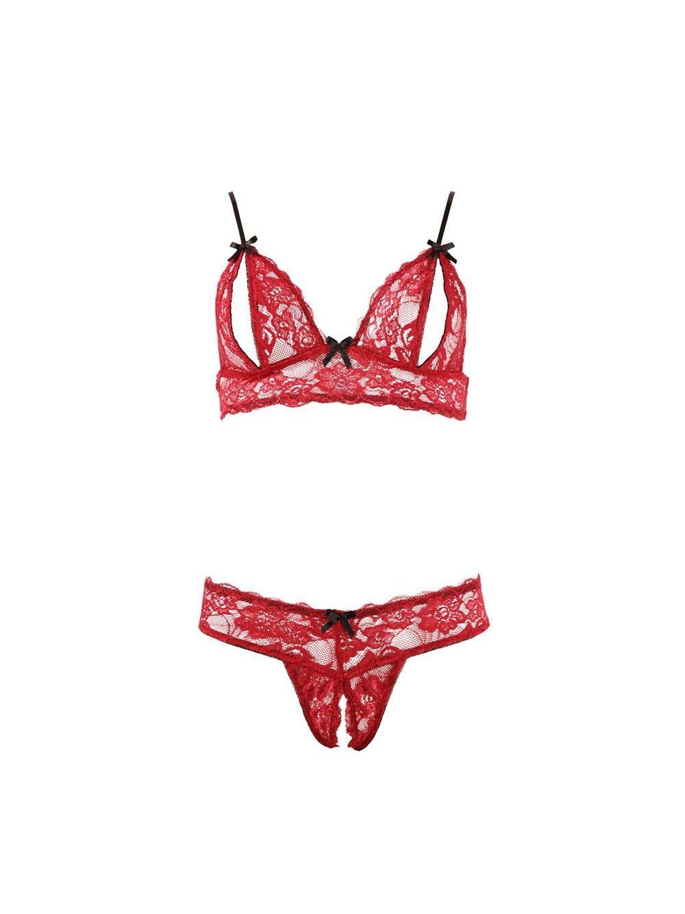 Ensemble Dentelle 2 Pièces Ouvert main product photo