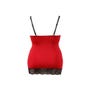 Nuisette Dentelle Rouge et Laçage