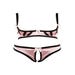 Ensemble Satin Rose 2 Pièces