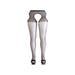 Collant Effet Porte-Jarretelles Dentelé