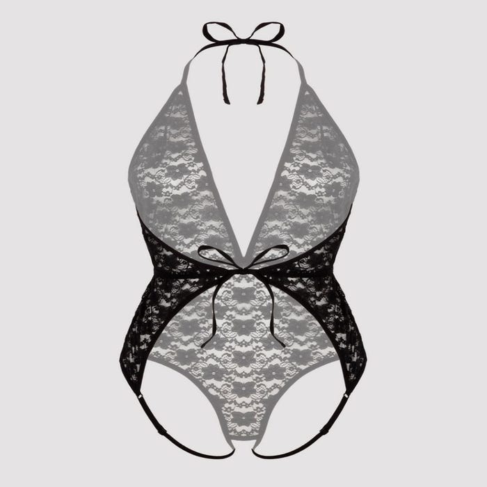 Body ouvert décolleté dentelle