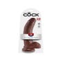 Gode avec Testicules 22,9 cm King Cock